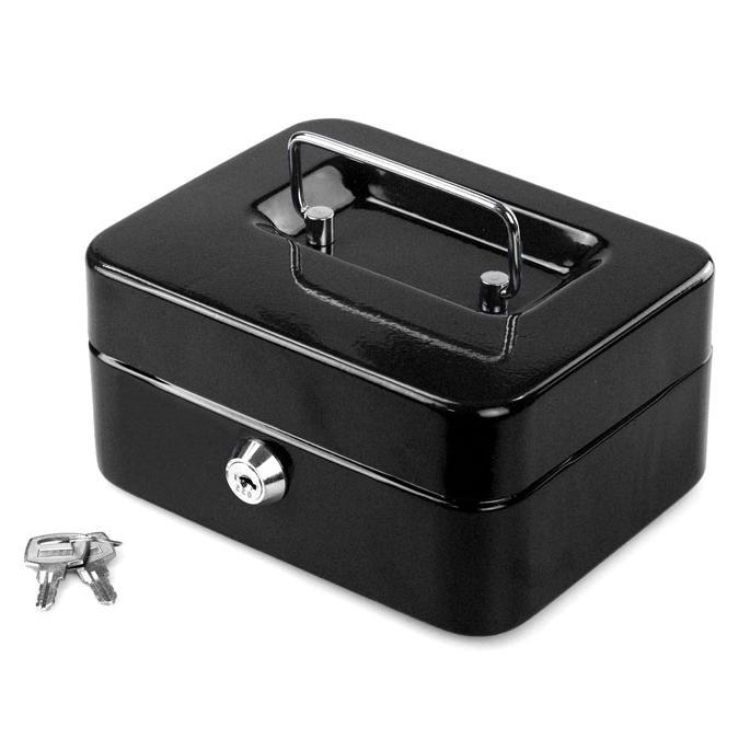 Krisbow Innovation - [Money Box] Brankas Money Box Uang Cash/ Kotak Uang Brankas Dokumen Cashbox Key
