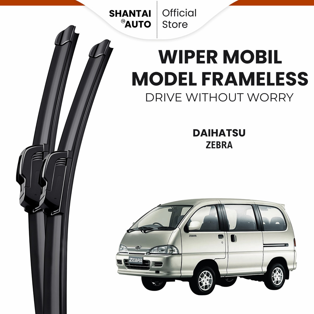 Wiper Daihatsu Zebra Frameless Kaca Depan Mobil