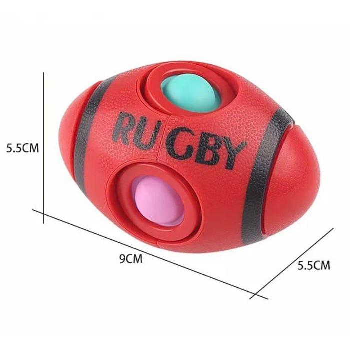 NEW PRODUCT SIMPLE DIMPLE RUGBY FOOTBALL SPINNER POP IT FIDGET TOY TIKTOK NEW 2022