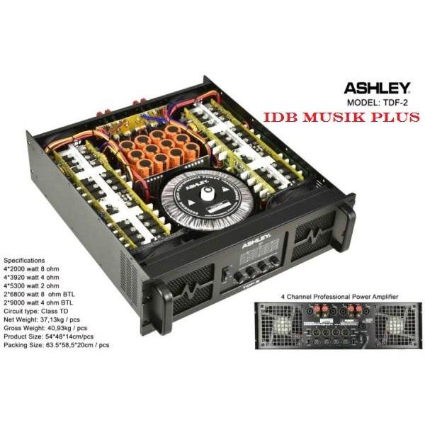 Promo Power 4 Ch Class Td Ashley Tdf2 Tdf 2 Original
