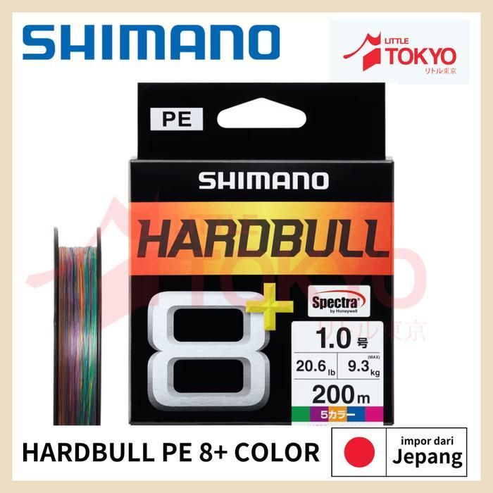 Senar Pancing Shimano Hardbull Pe 8+ 5 Warna 200M Original From Japan