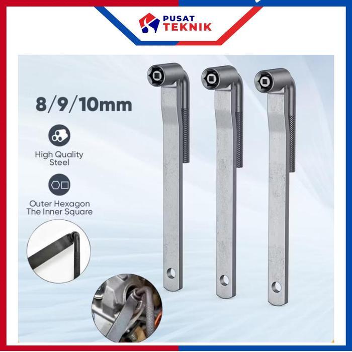 NEWSS KUNCI SETEL KLEP MOTOR KUNCI SETELAN KATUP KLEP MOTOR 8/9/10 MM