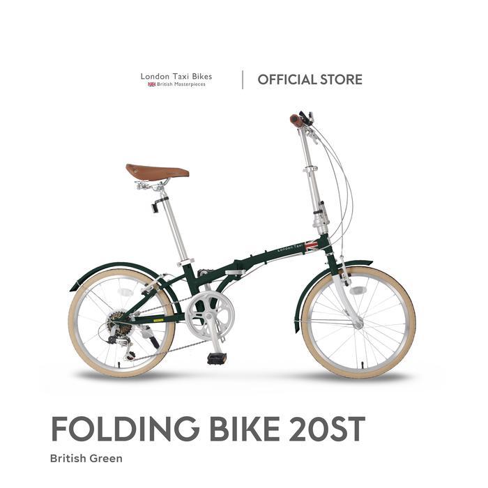 Sepeda Lipat London Taxi Folding Bike 206S - British Green