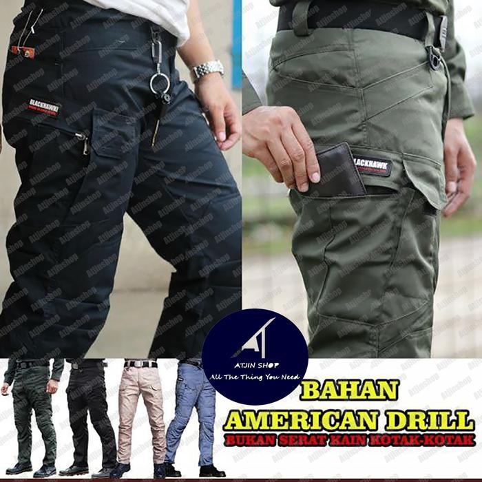 Tactical-Celana Panjang Lapangan Tactical Kargo PDL Tactical Tactical American Drill Serat Halus