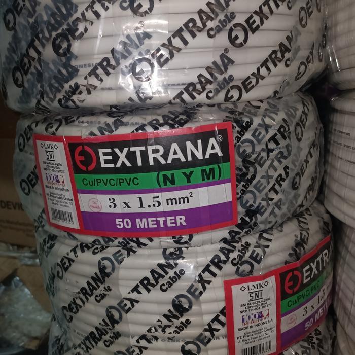 Nym Extrana 3X1.5 Mm @50M Sni/ Kabel 3X1,5 Mm Extrana