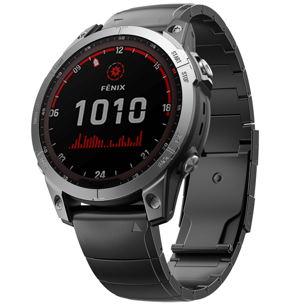 QuickFit 26mm 22mm Titanium Alloy Strap For Garmin Fenix 7 7X 6X Pro band For Epix Pro (Gen 2) 47mm