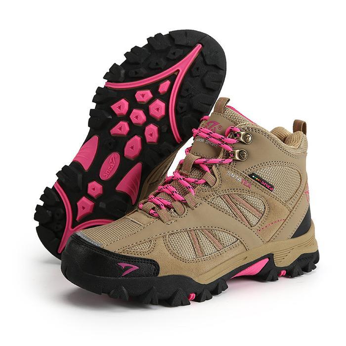 Eiger - Sepatu Gunung Boots Wanita 611/613/615 Beige Semi Waterproof - Free Tali Cadangan 100%