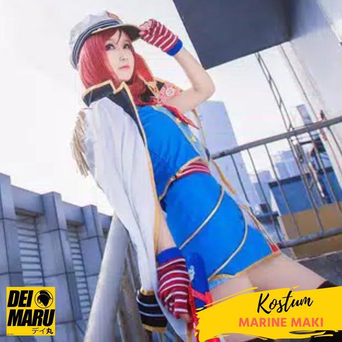Kostum Cosplay Love Live Marine Nishino Maki Uwowo Halloween