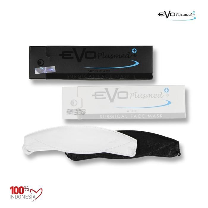 Evoplusmed Masker Evo Plusmed 4D Full Black Edition Limited Mask