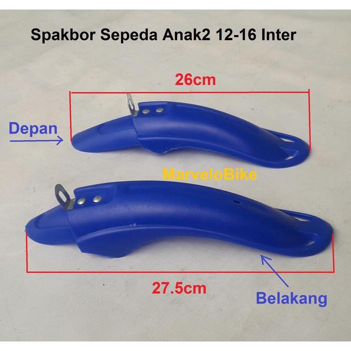 Fender Spakbor Sepeda Anak 12 16 Inch Seli 16 16 Plus Inter Plastik