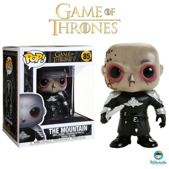 HOT SALE FUNKO POP GAME OF THRONES - THE MOUNTAIN (UNMASKED) 6" / 6-INCH #85 TERMURAH