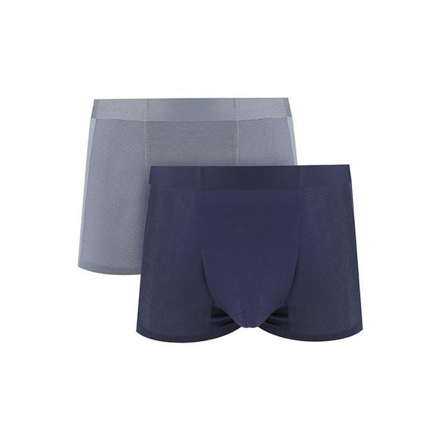 Hush Puppies Dalam Celana Dalam Boxer Pria 2 Pack Warna Navy Abu-abu - S Dalam Pria Fahmi Trunk Nv/G