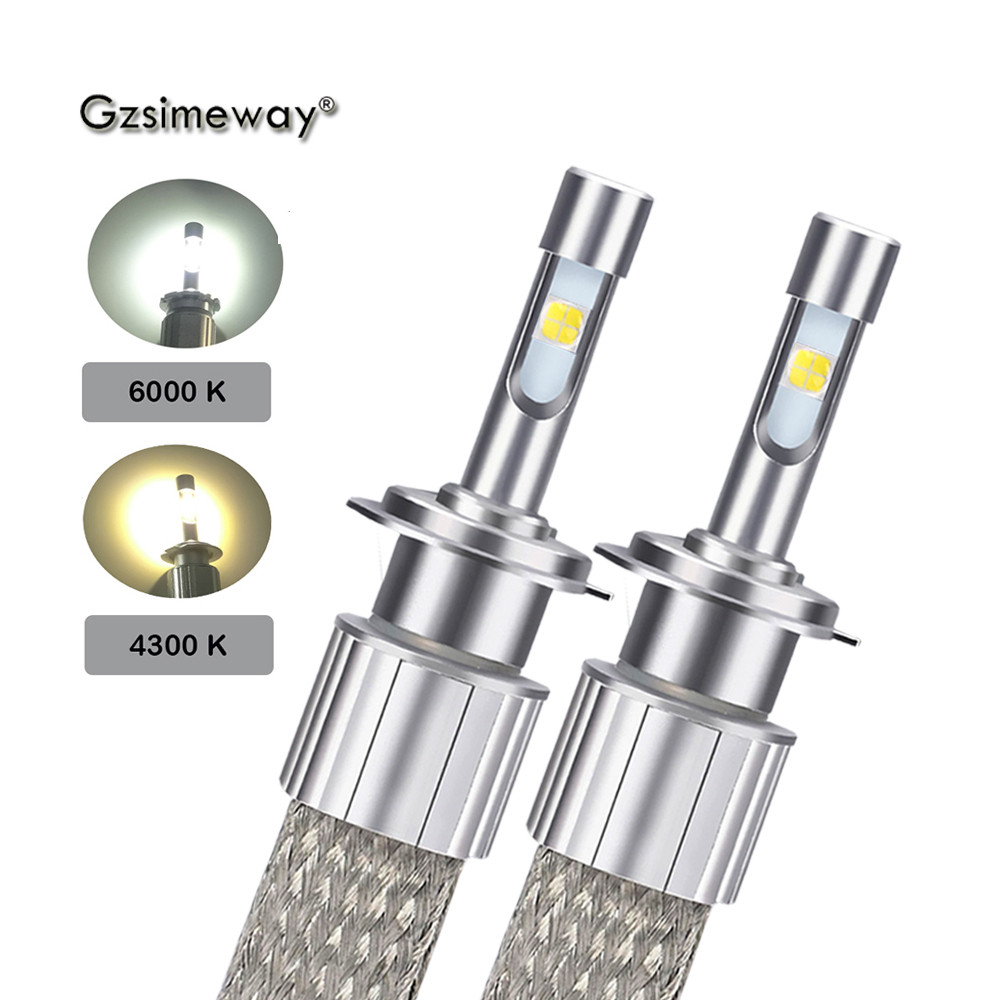 H4 LED Car Headlight H7 H11 H1 D2H HB3 HB4 Bulbs with XHP-50 Chip