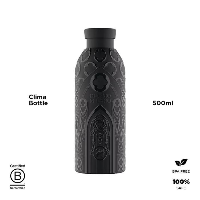 24Bottles Clima Bottle, 500Ml - 24Bottles X Duomo Milano 3D Black