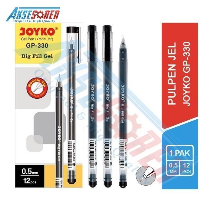Pulpen Jel Joyko GP-330 1 Pak Ballpoint Gel Pena 1 Pack Bolpen