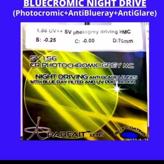 Khusus Grab Lensa Bluecromic Drive Lensa Kacamata Bluecromic Nigth Driving
