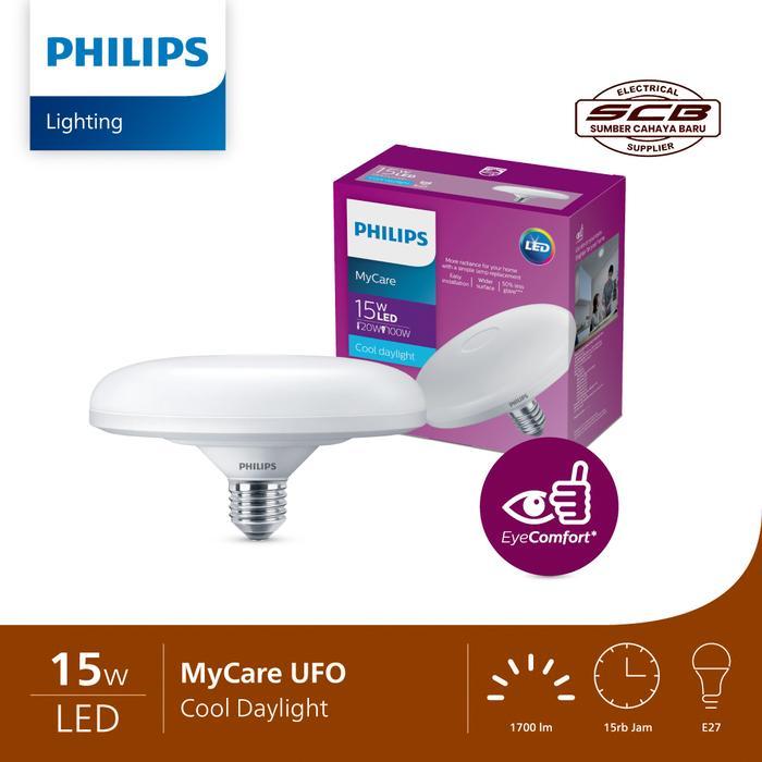 Lampu Bohlam Plafon Philips LED MyCare UFO Ceiling Bulb E27 - Tersedia Warna Putih dan Kuning