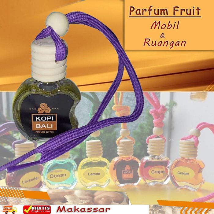PARFUM PENGHARUM MOBIL DAN RUANGAN VLEO BOTOL APEL GANTUNG KOPI BALI/PEWANGI RUANGAN MOBIL VLEO