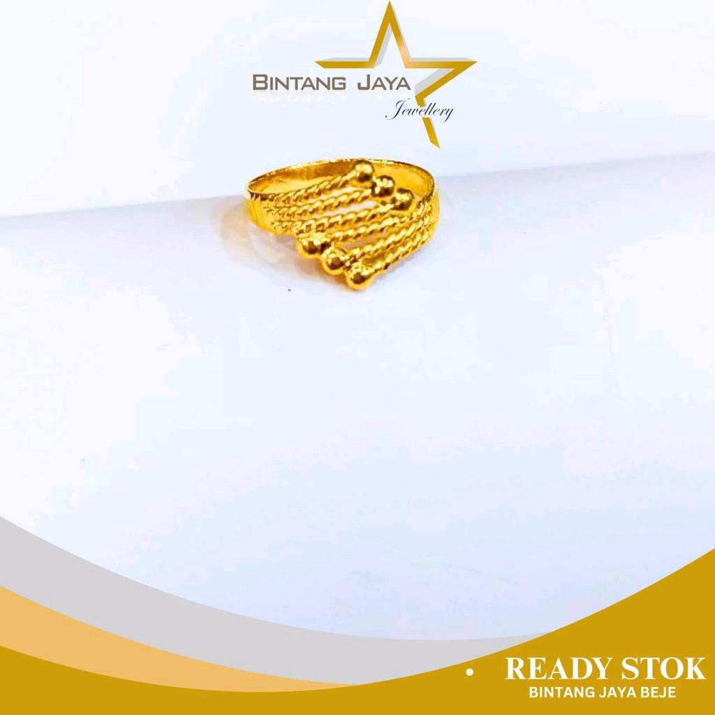 Cincin Emas LM Kipas Mulia - Kadar LM99 - Berat 3,00gr - Size 14 - Emas Asli - 20/05/26 - (TMG)