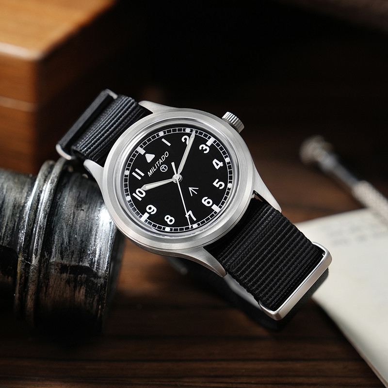 Militado ML22 Limited Edition Quartz Watch Miyota 2035 Movement K1 Glass Vintage Watch BGW9 C3