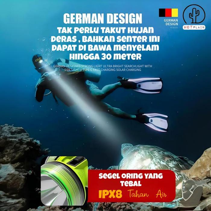 Senter Selam/Diving rolinson RL 1228/1229 cahaya putih