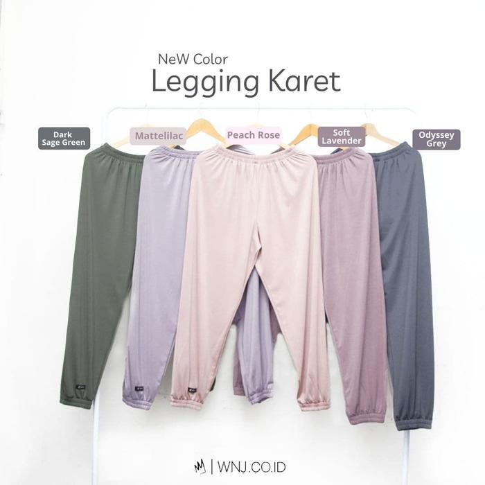 TERLARIS LEGGING KARET CELAMIS JUMBO WNJ WANOJA HIJAB ADEM INNER POLOS GAMIS READY STOCK