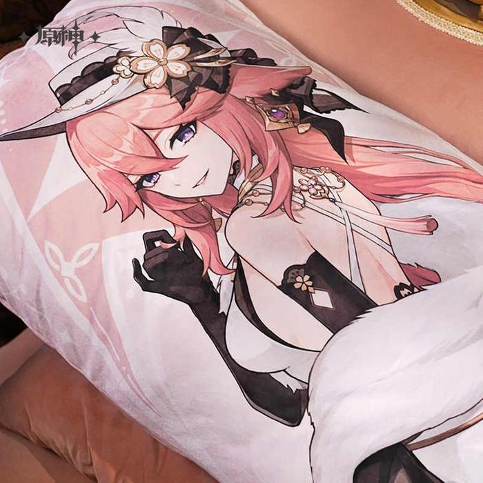 HOT SALE GENSHIN IMPACT YAE MIKO RESPLENDENT FEAST SERIES DAKIMAKURA COVER (50X160CM) TERMURAH