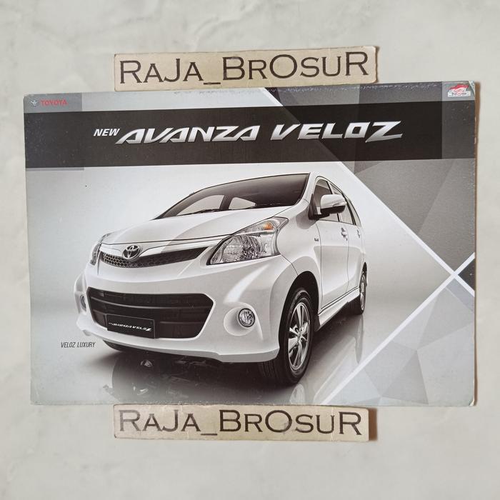 Poster brosur katalog leaflet Toyota New Avanza Veloz Luxury 2014