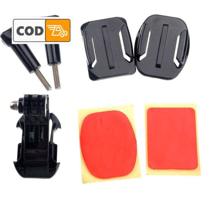 Helmet Mounting Helm Front Mount Untuk Kamera Aksi Action Camera Yi 2 4K
