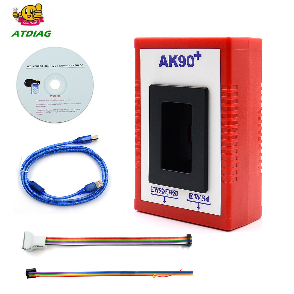 High Quality For Ak90+ AK90 Key Programmer for EWS Newest Version V3.19 AK-90 Car Diagnostic Tool Ke