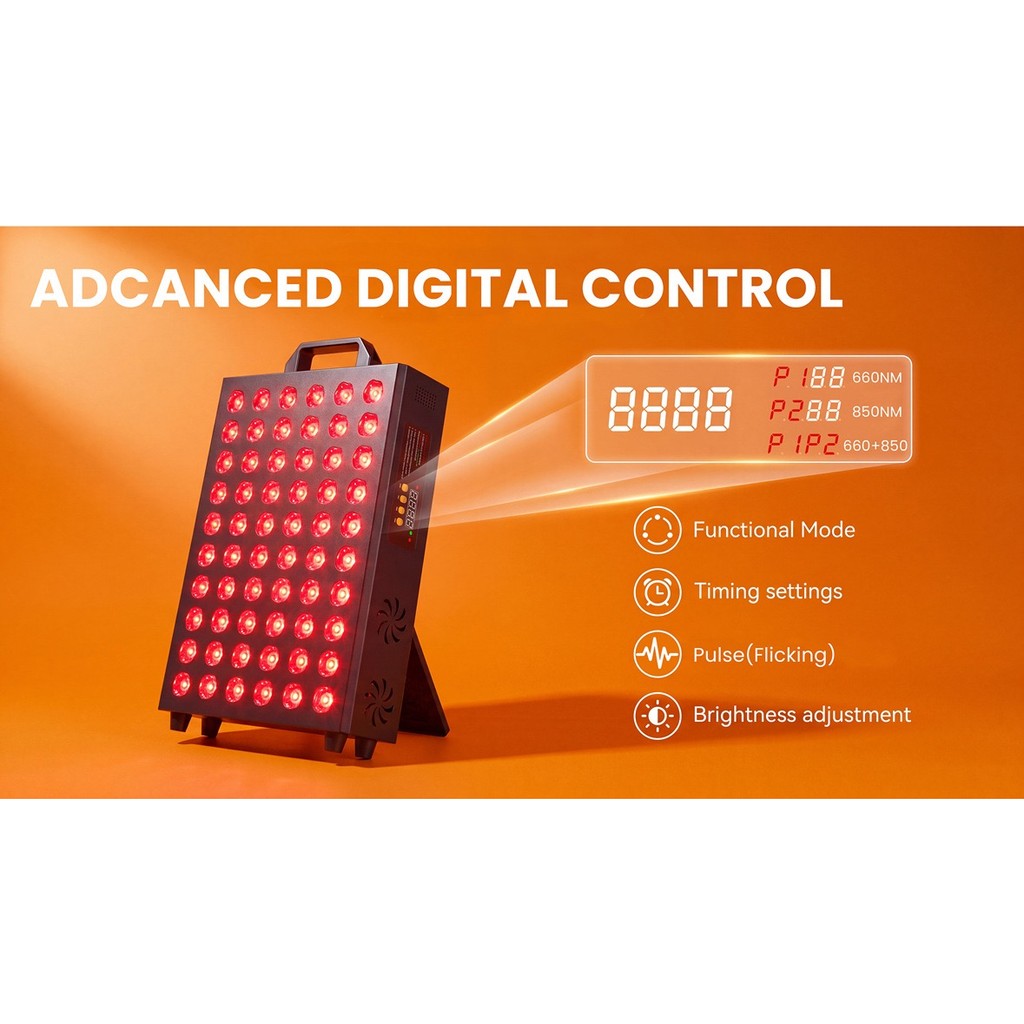 Double Chip LED Red Light Therapy Panel Lamp 660nm near Infrared 850nm Infrared Beauty Devices for
