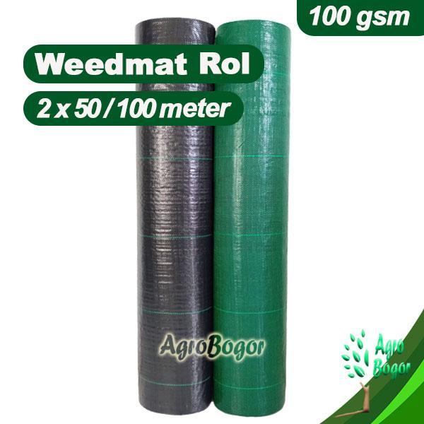 TERLARIS Weedmat Lebar 2 meter x 50/100 meter, Weedmat Rol