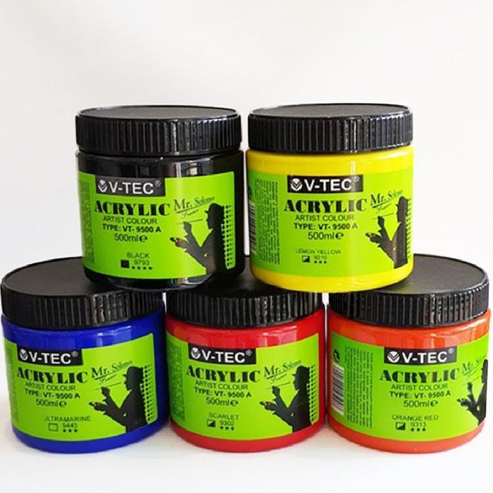 V-Tec Acrylic Colour 500Ml