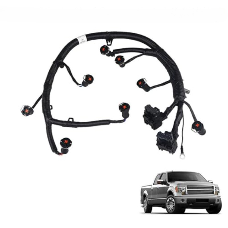 FUEL INJECTOR WIRING HARNESS FOR FORD SUPER DUTY 6.0L 04-07 DIESEL ENGINEREPLACES PART 5C3Z-9D930-A