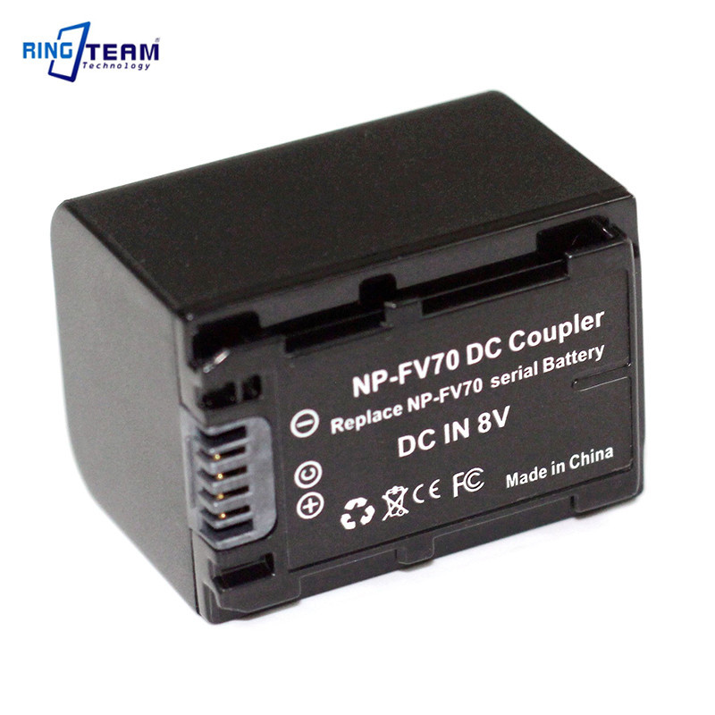 NP-FV30 NP-FV40 NP-FV50 NP-FV70 NP-FV90 NP-FV100 Dummy Battery Coupler for Sony DVD SR HC Serial