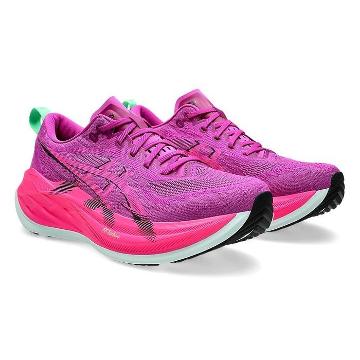 Sepatu running wanita Asic lari superblast2 violet