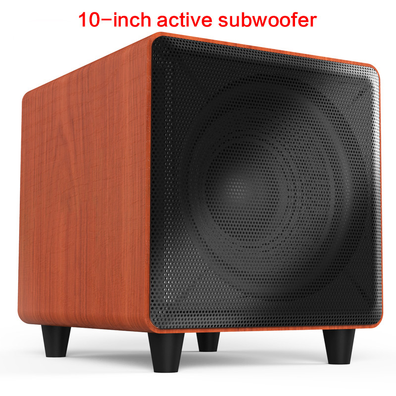 100W-300W High Power 10 Inch Active Subwoofer Subwoofer Speaker Household Subwoofer 6.5 Inch