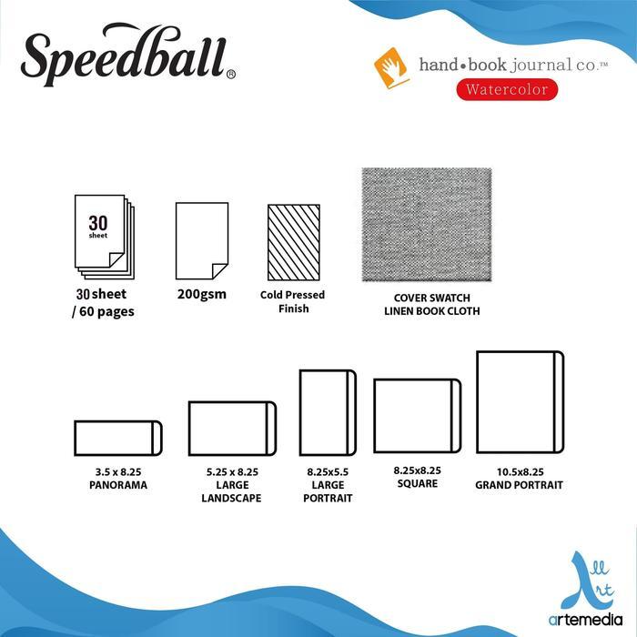 Watercolor Journal Speedball Handbook Grand Portrait Watercolor Book
