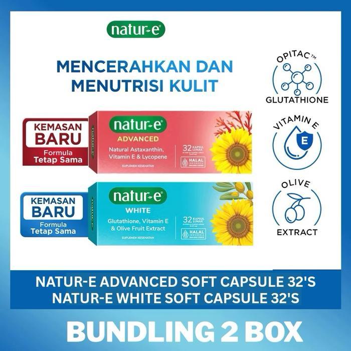 Terlaris Suplemen Kesehatan Kulit Natur E White & Natur E Advanced
