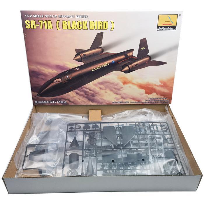 Model Kit Mokit Pesawat Boeing Sr71 Sr-71 1:72 1/72