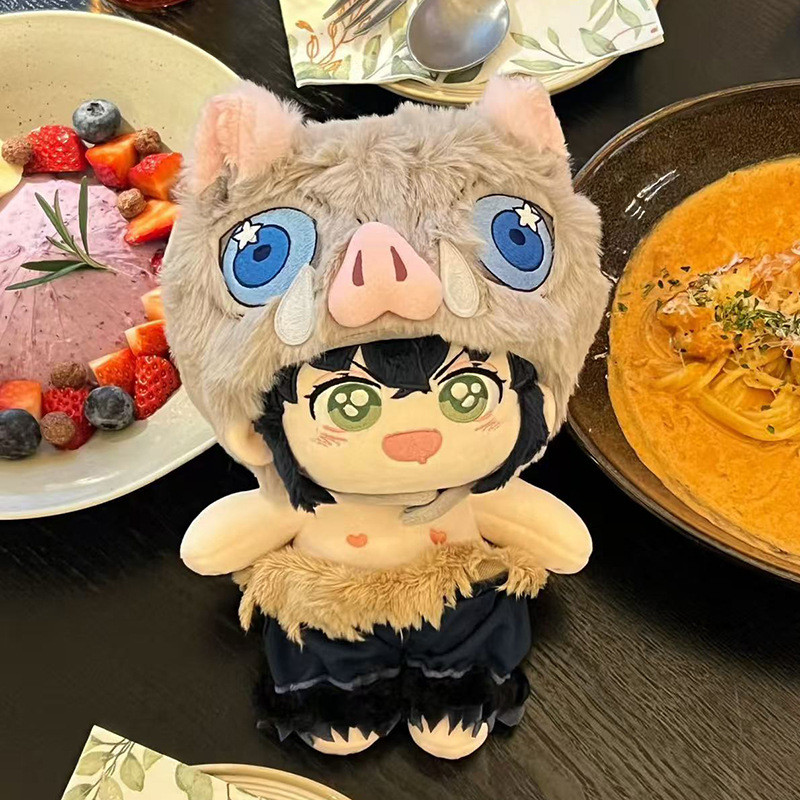Popular Demon Slayer: Kimetsu No Yaiba Inosuke Inosuke Inomaki Cotton Doll 20cm Cute Gift Birthday