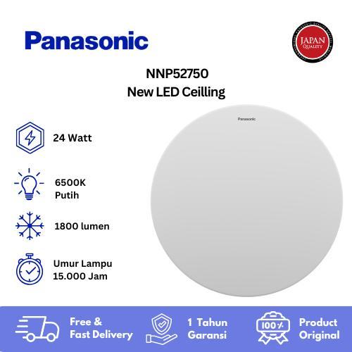 Panasonic NNP52750 Simple Ceiling Light 24 Watt Cool Daylight (Putih Kebiruan)