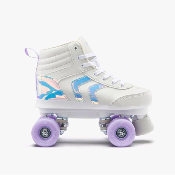 Sepatu Roda Oxelo Quad 100 Anak - Putih Inline Skate Oxelo Quad 852018