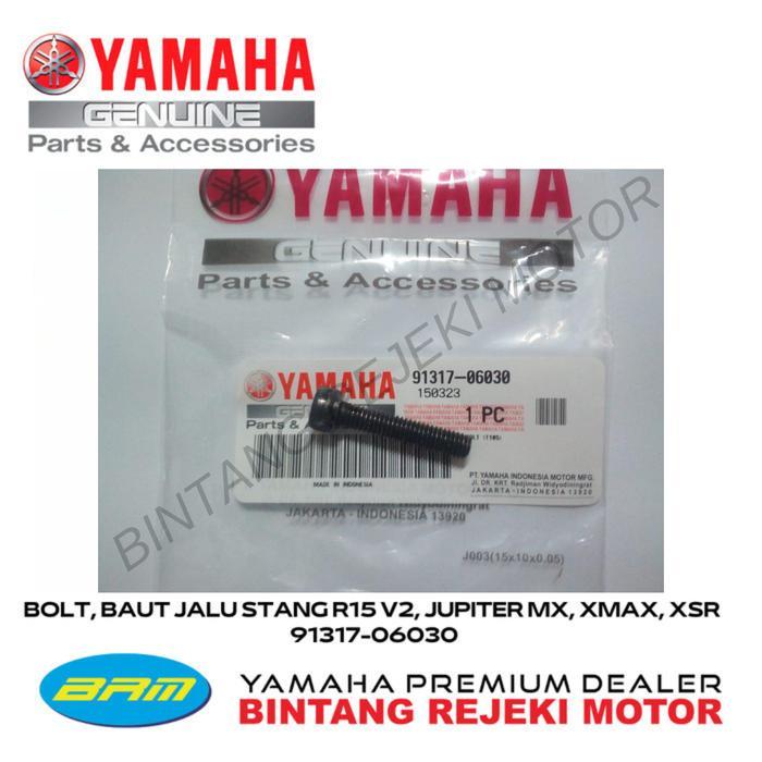 BOLT, BAUT JALU STANG R15 V2, JUPITER MX, XMAX, XSR 91317-06030 OK.