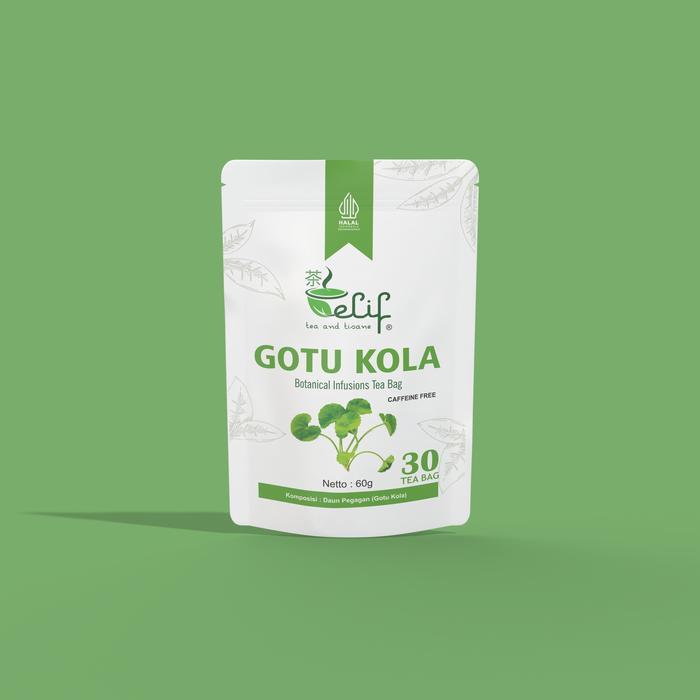 ELIF TEA AND TISANE Gotu Kola Tea Teh Daun Pegagan Teh Daun Antanan Centella Asiatica Tea 30 Tea Bag