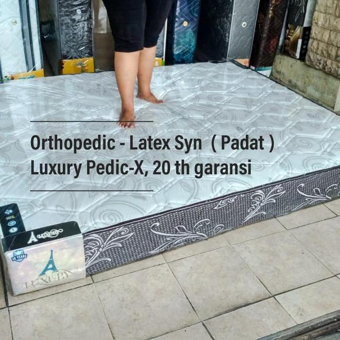 Kasur Busa Latex syn Luxury Pedic-X 160x200x22 orthopedic 20 th bantal - 140x200