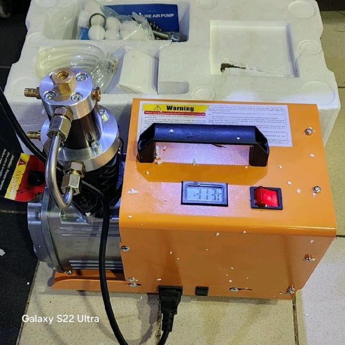 Kompresor PCP 6000psi 12V DC Portable Osygen Compresor
