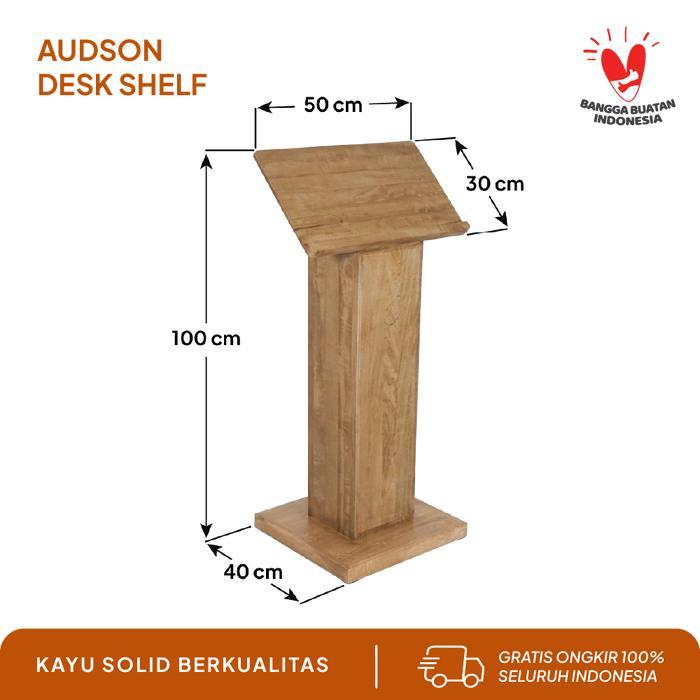 Stand Menu Cafe Restoran Tempat Buku Menu Kayu Solid (Invoice) - Trient Stand Tbk