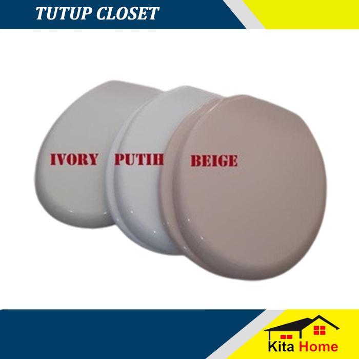 NEW Tutup Closet duduk model toto Oreste / Toilet seat + Dudukan karet