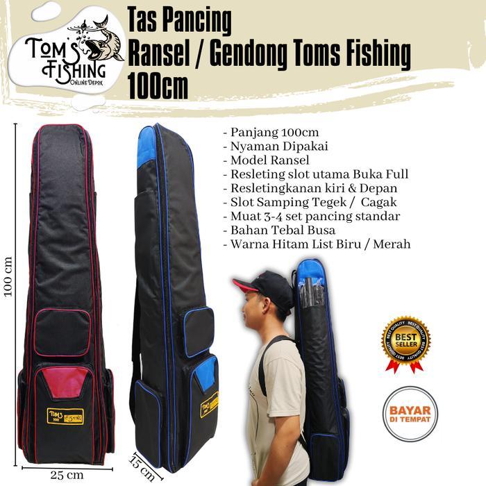 Eiger Hikeland - Tas Pancing Ransel / Gendong Toms Fishing 100Cm Tebal Besar - Toms Fishing
